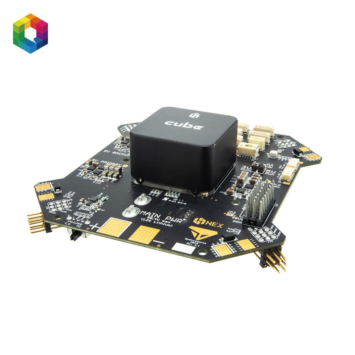 Kore carrier board top view for Cube autopilot integration