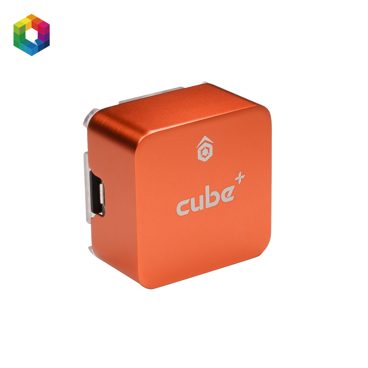 Cube Orange+ UAV autopilot module with connection ports