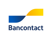 Bancontact-betalingslogo, een populaire betaalmethode in België.