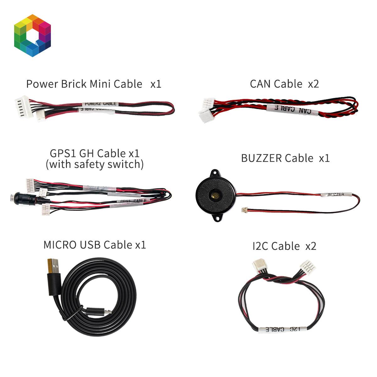 The Cube mini caarier board cable set - Aeroboticshop.com