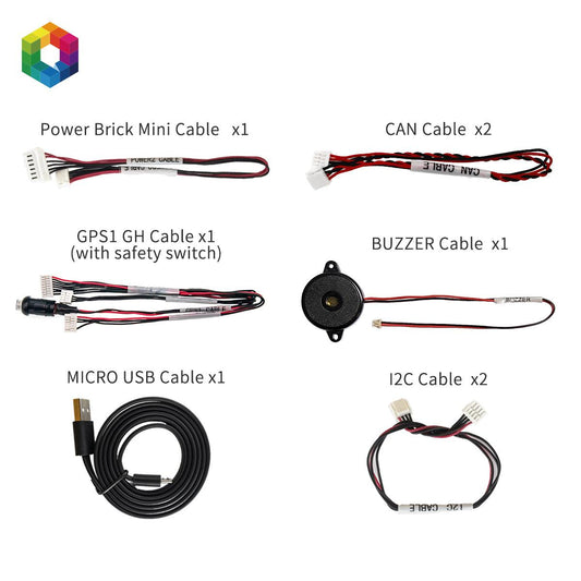 The Cube mini caarier board cable set - Aeroboticshop.com