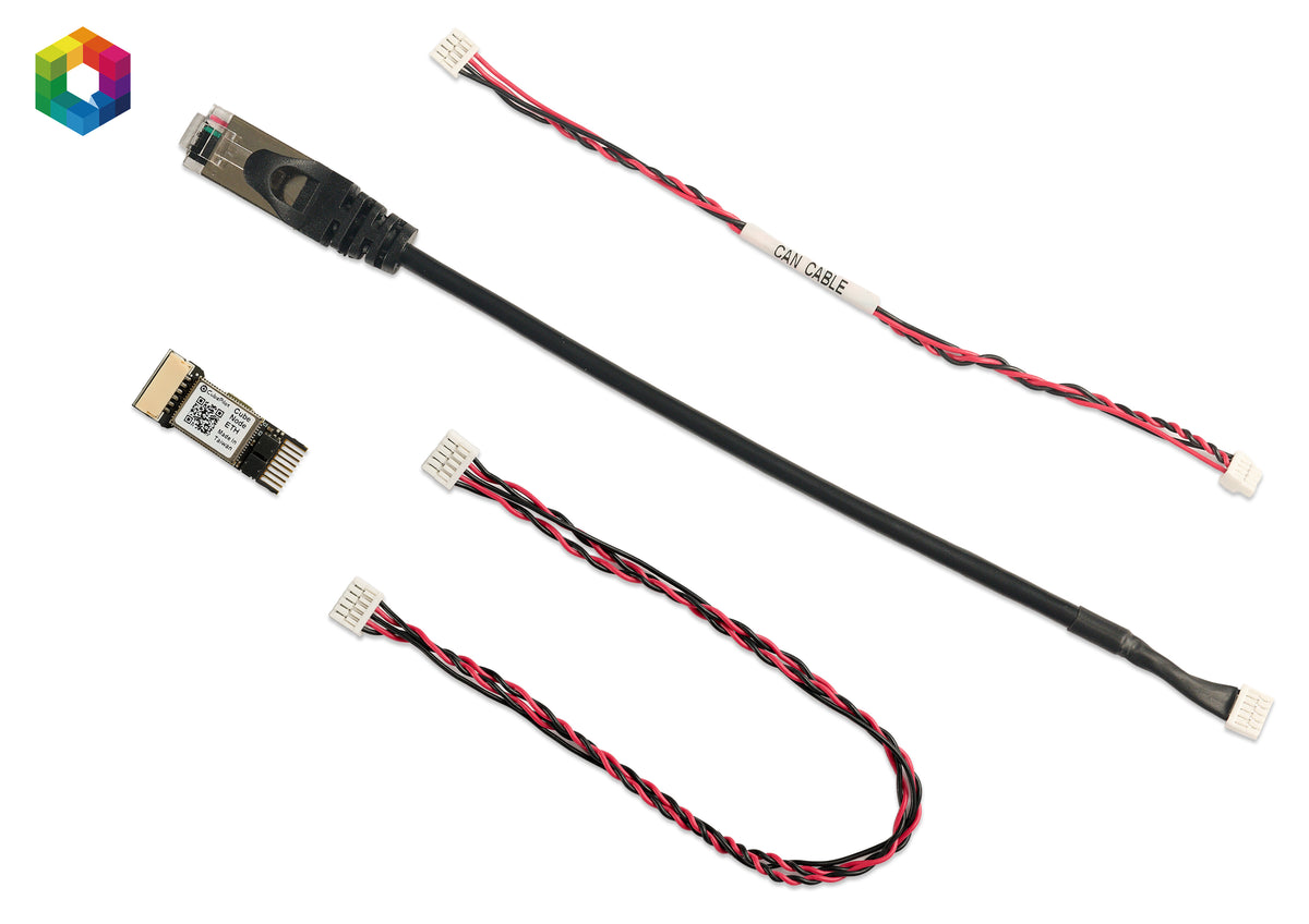 CubeNode ETH module shown with connection cables