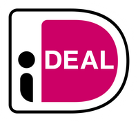 iDEAL payment logo, a widely used online banking payment method in the Netherlands.
